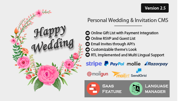 Happy Wedding Personal Wedding Invitation Cms By Mindlogixtech