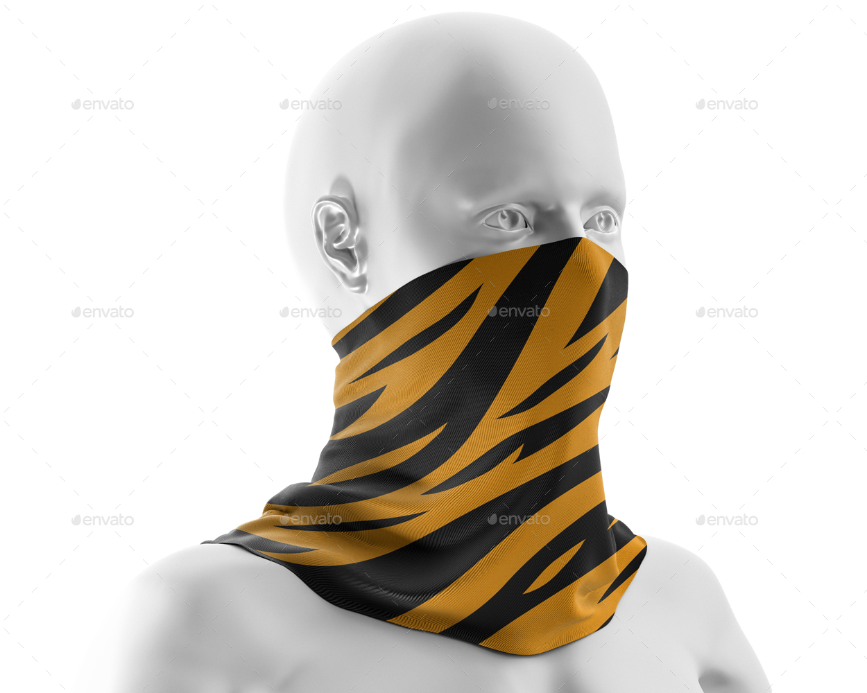 Neck Gaiter Mockup, Graphics GraphicRiver