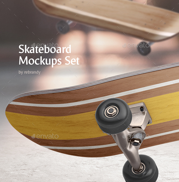 Skateboard Mockups Set[Photoshop][29449103]