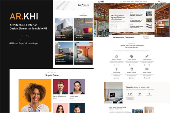 Arkhi ArchitectureInterior Design - ThemeForest 29452841