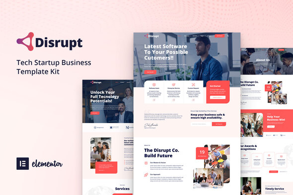 Disrupt - Tech - ThemeForest 29454453