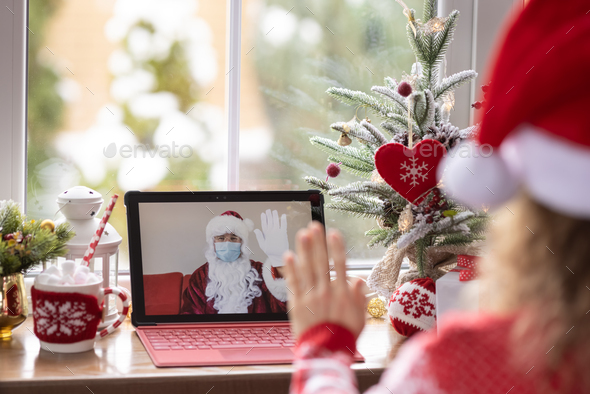 Christmas holiday during pandemic coronavirus COVID 19 concept - Stock Photo - Images