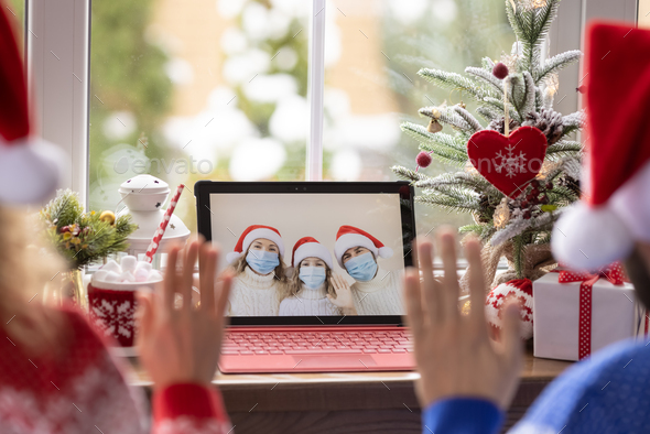 Christmas holiday during pandemic coronavirus COVID 19 concept - Stock Photo - Images