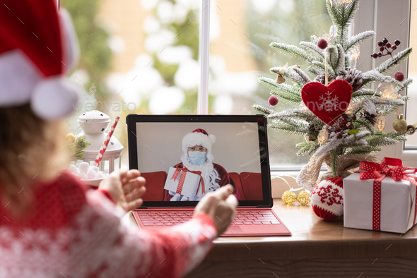 Christmas holiday during pandemic coronavirus COVID 19 concept - Stock Photo - Images