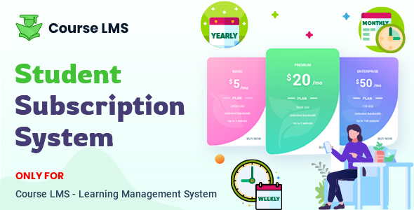 Course LMS Student Subscription addon