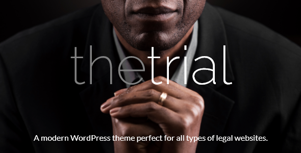 The Trial - Law WordPress Theme