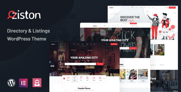 Ziston – Directory Listing WordPress Theme