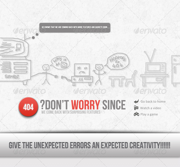 404.. Hooooooooraaayyyy........... Wooow - 404 Pages Web Elements
