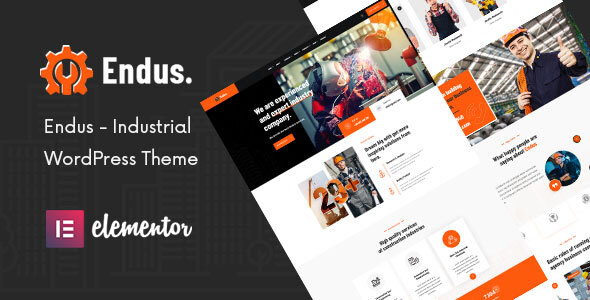 Endus – Industrial Manufacturing WordPress Theme