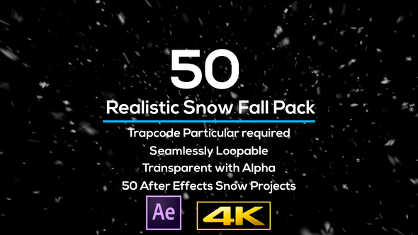 50 Realistic Snow - VideoHive 29151895