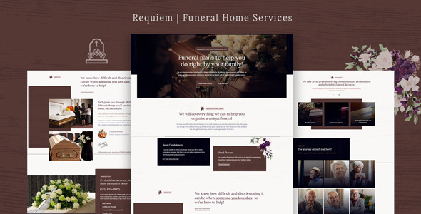 Free download Requiem | Funeral Home Services WordPress Theme