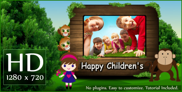 Happy Childrens - VideoHive 2712348