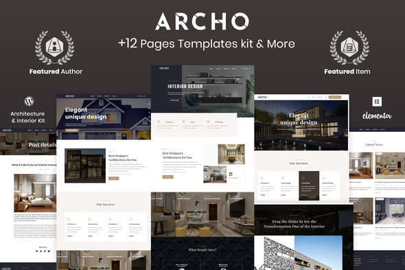 Archo - ArchitectureInterior - ThemeForest 27508763