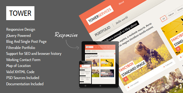 Excellent Tower - Clean Responsive Template