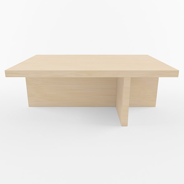 Wooden Coffe Table - 3Docean 29467720