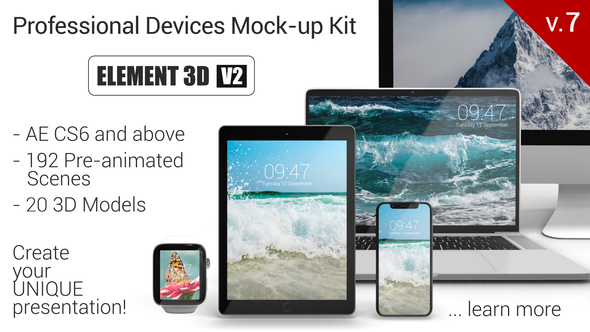 Devices Mock-up Kit - VideoHive 7129058