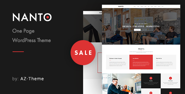 Nanto - OnePage Parallax WordPress Theme