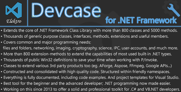DevCase for .NET - CodeCanyon 19260282