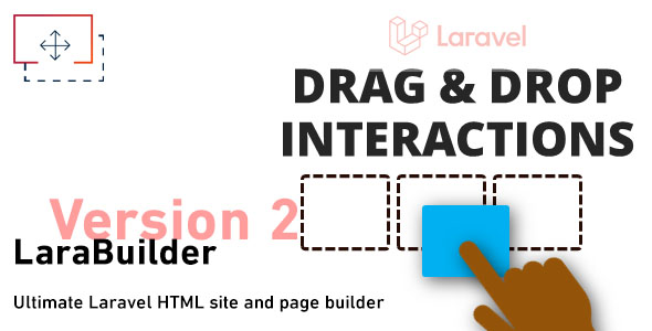 LaraBuilder – Laravel Drag&Drop HTML site builder