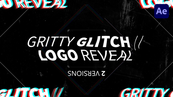 Gritty GlitchLogo Reveal - VideoHive 23675182