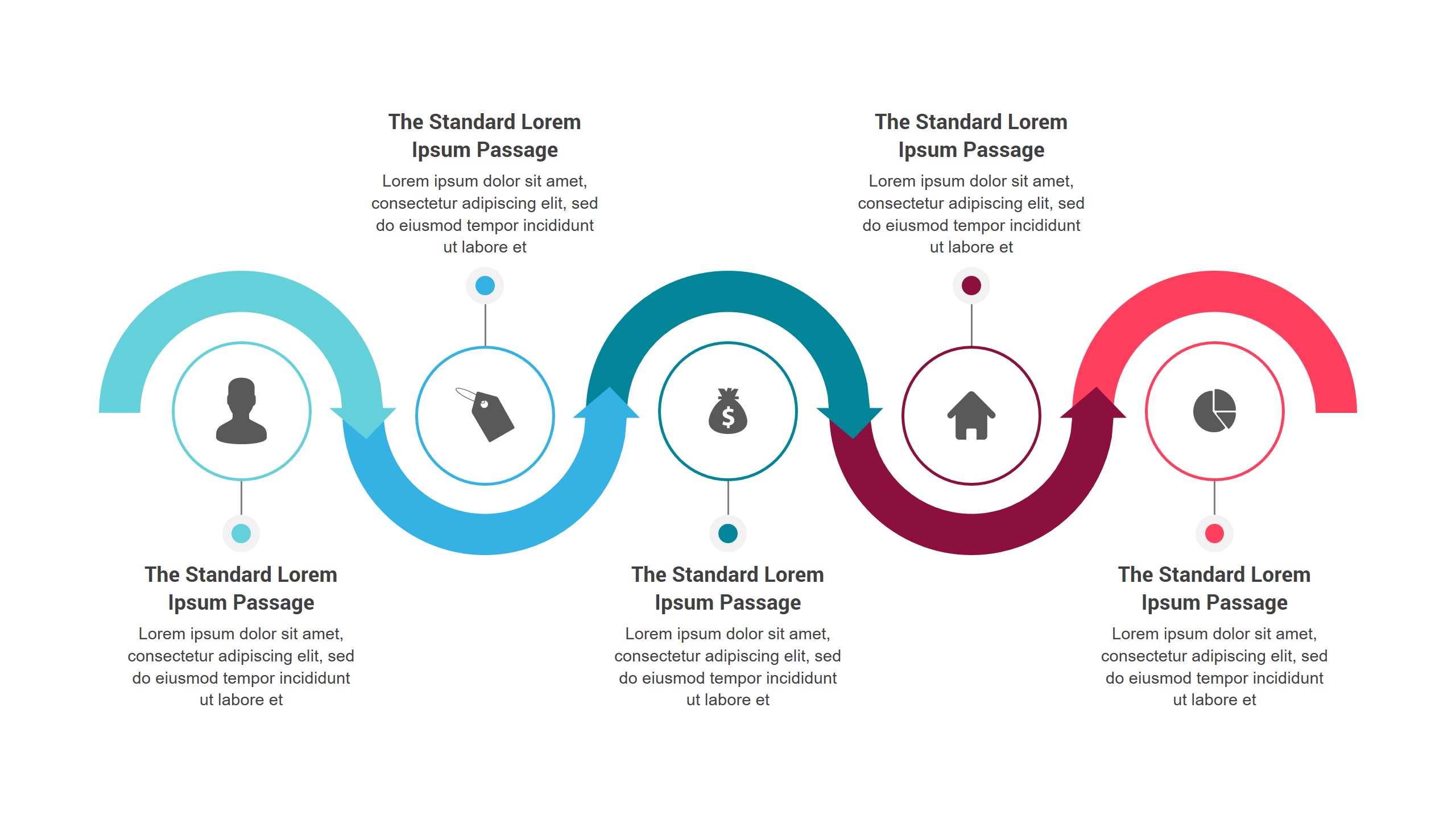 Stages Infographics Google Slides Template, Presentation Templates