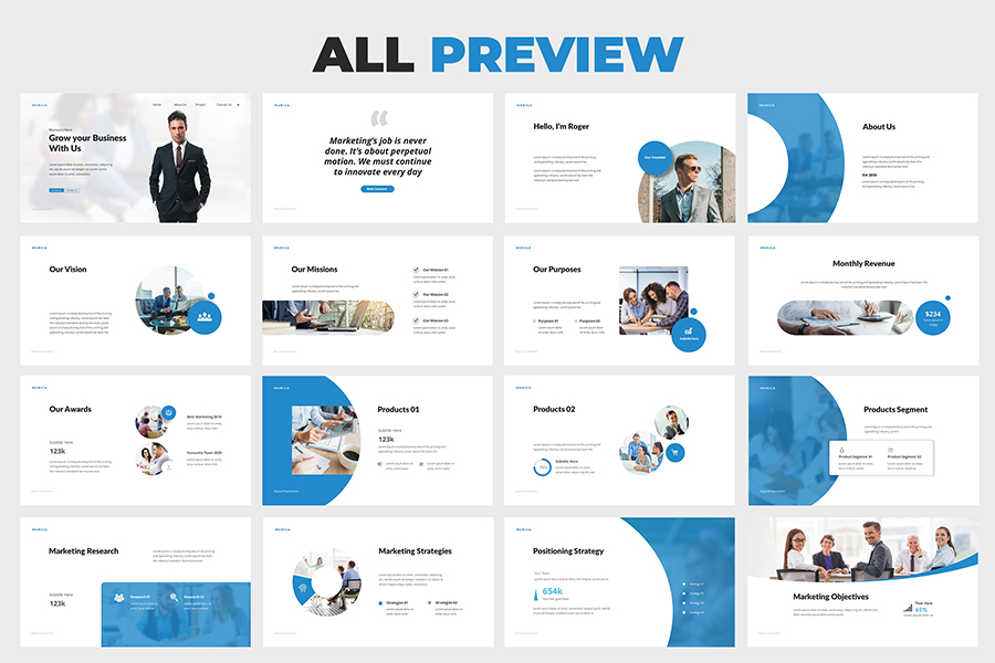 Marketing Powerpoint Presentation Template by giantdesign | GraphicRiver