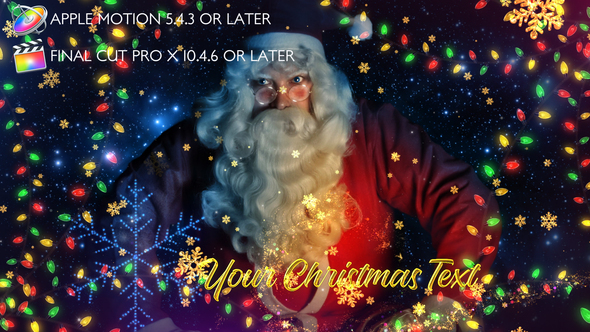 Christmas Lights Promo - Apple Motion