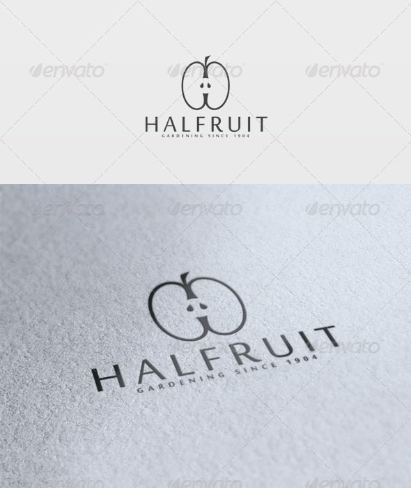 Halfruit Logo - Letters Logo Templates