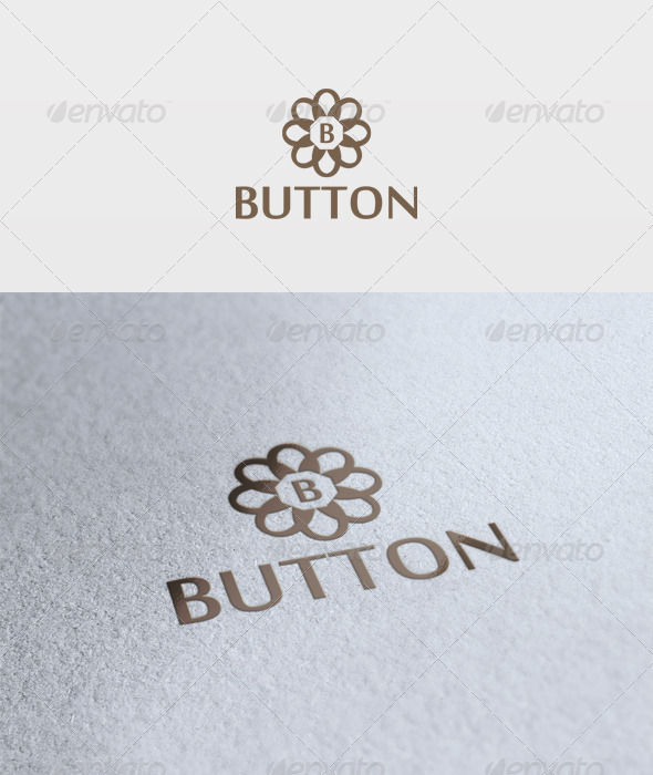 Button Logo - Letters Logo Templates