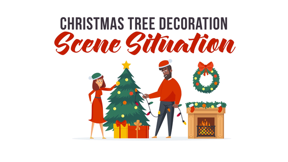 Christmas tree decoration - Scene Situation