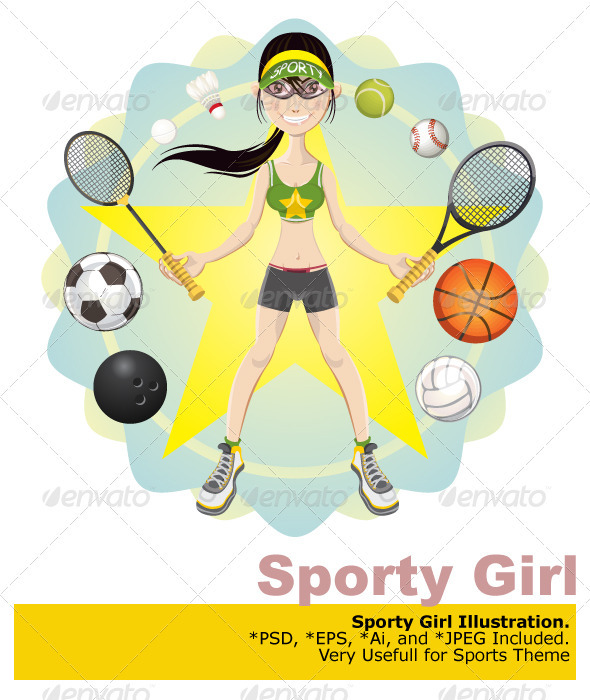 Sporty Girl - Sports/Activity Conceptual