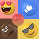 12 Emoji Overlays looped with Alpha 12 Emoji Overlays looped with Alpha - VideoHive Item for Sale