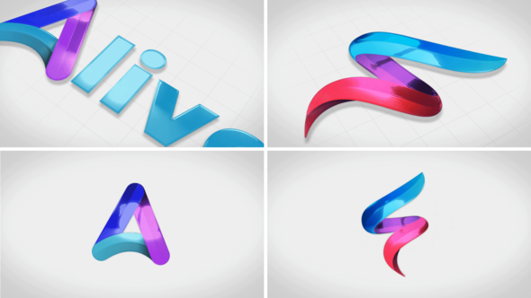 Clean 3D Logo Reveal