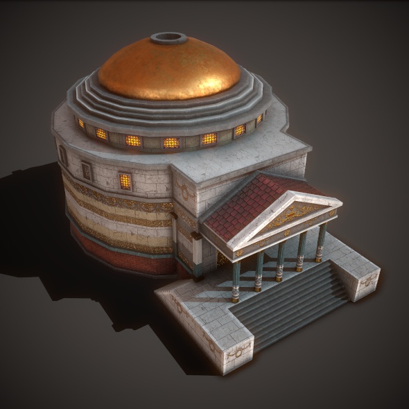 Ancient Pantheon - 3Docean 29505943