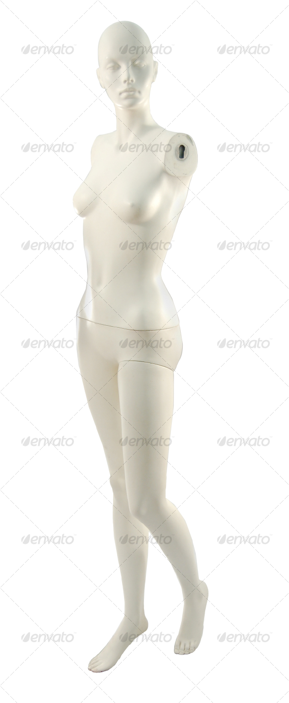 Mannequin With No Arms - Clothes & Accessories Isolated Objects