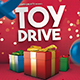 Toy Drive Flyer Holiday Donations Template, Print Templates | GraphicRiver