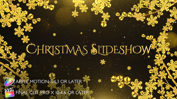 Christmas Slideshow - Apple Motion
