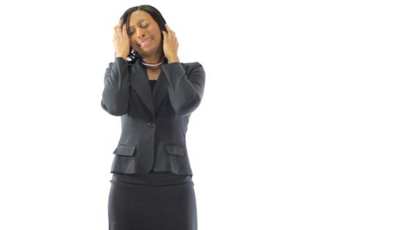 Depressed Black Businesswoman