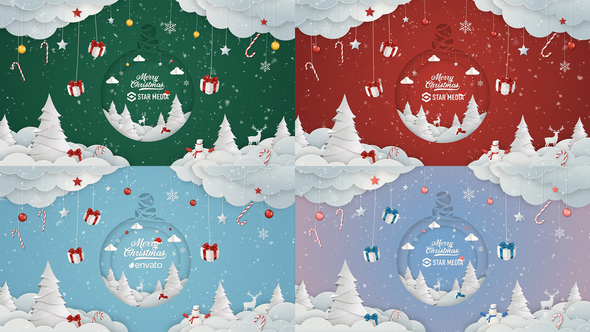 Christmas Logo Magic Winter