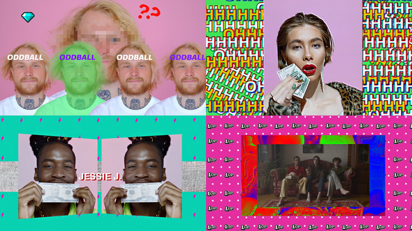 Video Channel Intro Video Displays template preview