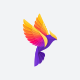 Eagle Gradient Colorful Logo Template