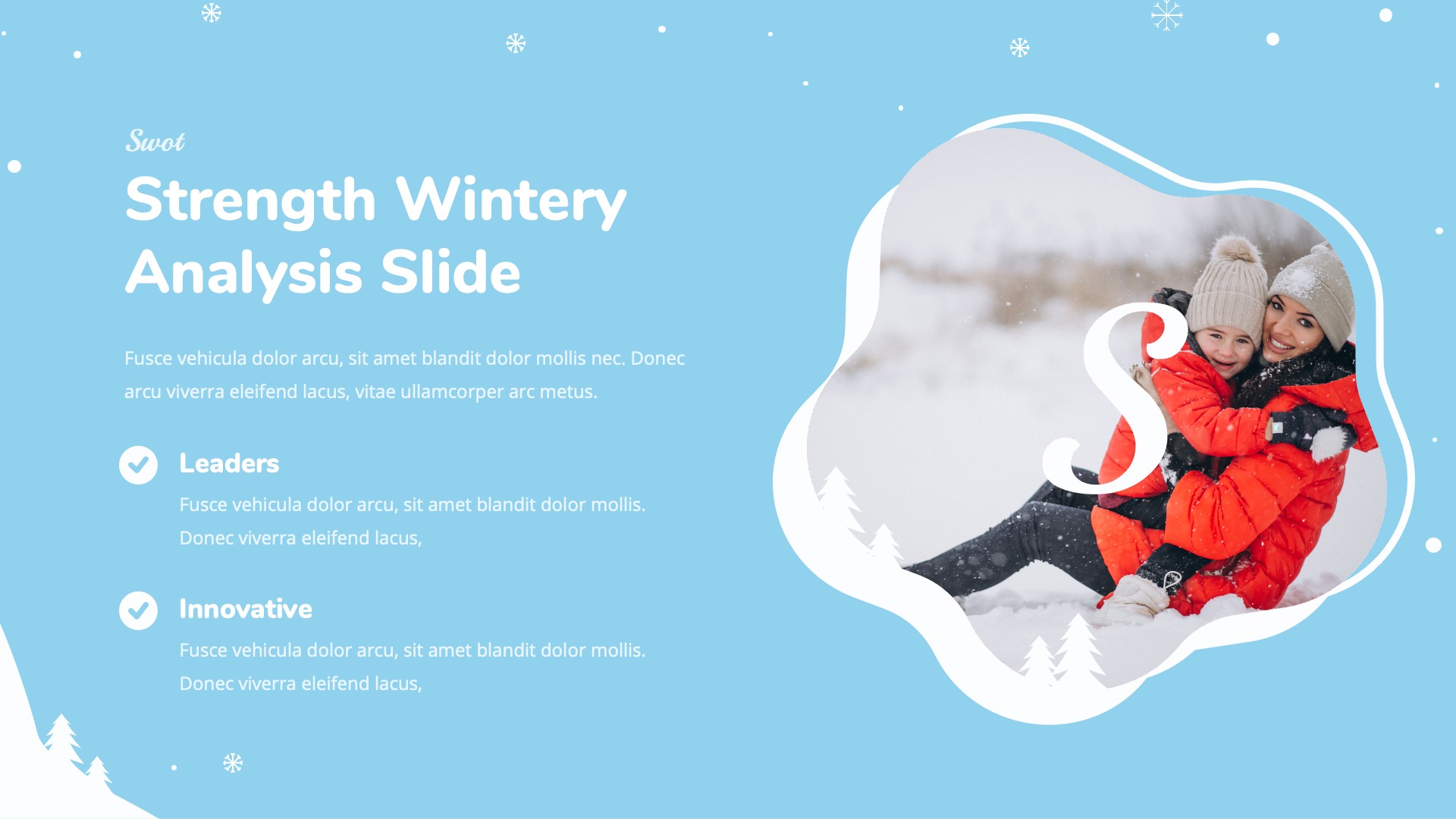 Winter Snow Powerpoint Template Presentation Templates GraphicRiver