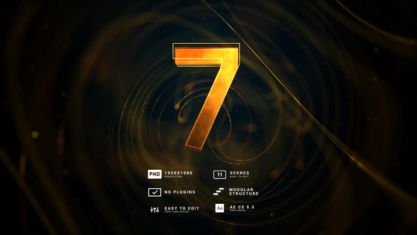 Countdown Lines and - VideoHive 29531543