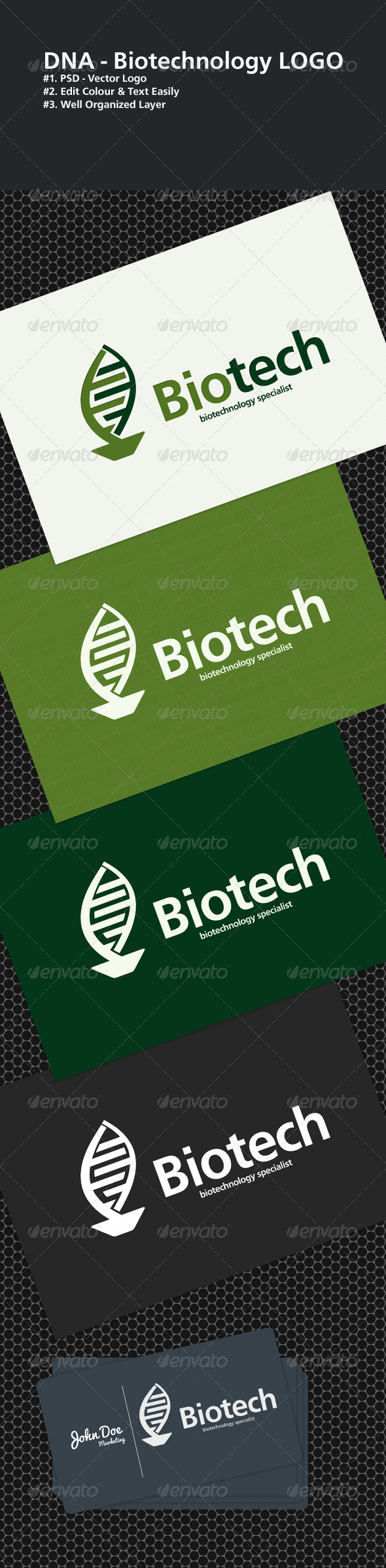 Biotech logo - Objects Logo Templates