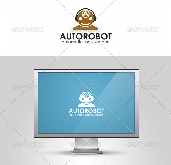 Auto Robot Logo Template - Humans Logo Templates