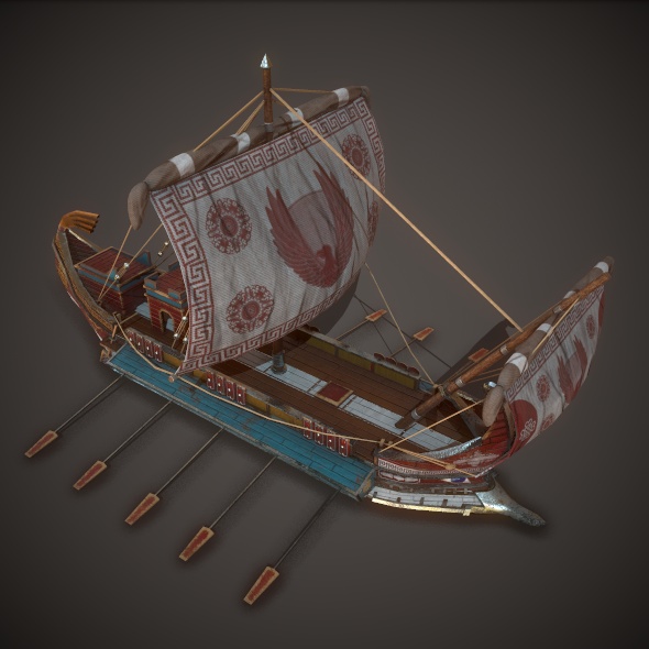 Ancient Ship 02 - 3Docean 29538841