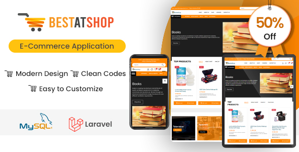 Bestatshop - Online eCommerce Shopping Script with Admin Panel (Web + Ionic Android & IOS apps)