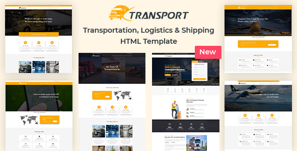 TransportLogistics HTML Template - ThemeForest 19743497