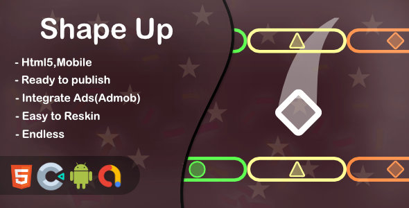 Shape Up(Html5 + Construct 3 +Mobile)