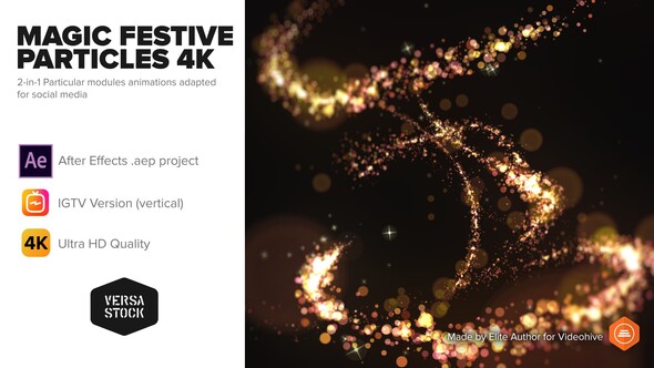 Magic Festive Particles 4K